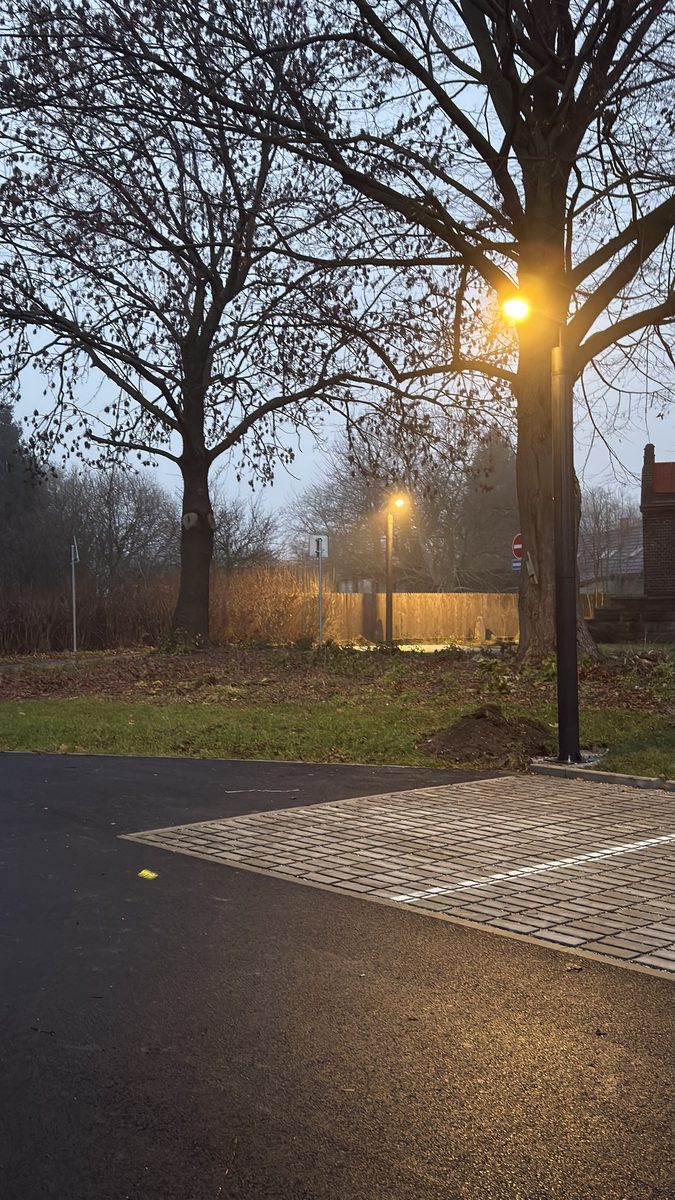 Solární sloup veřejného osvětlení Bohumín – detail